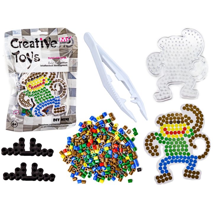 Koraliki do prasowania, Prasowanka, Szablon, Saszetka MAŁPKA