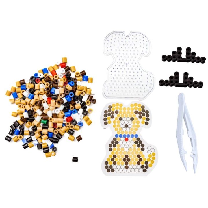 Koraliki do prasowania, Prasowanka, Szablon, Saszetka PIES, PIESEK W OBROŻY