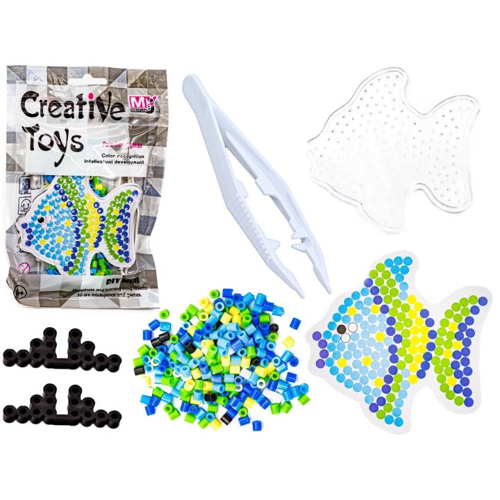 Koraliki do prasowania, Prasowanka, Szablon, Saszetka RYBKA