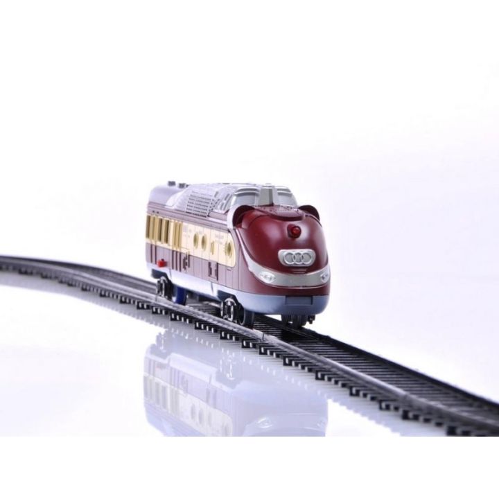 Realistyczna Kolejka Elektryczna FENFA 1601B – tory 325 cm, 6 wagonów, światło i dźwięk (skala 1:87)