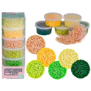 Koraliki Do Prasowania 3000szt, Prasowanki, Do Prasowanek, 6 Kolorów, Zapas - ODCIENIE ŻÓŁTEGO I ZIELONEGO