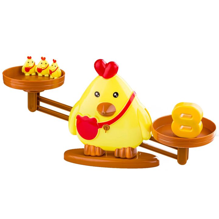 Gra Nauka Liczenia - Równoważnia Waga Szalkowa Kurczak - Chick Balance