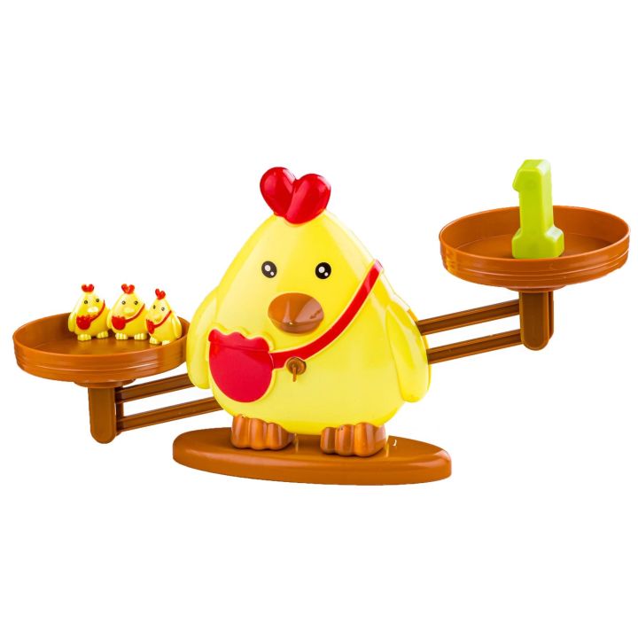 Gra Nauka Liczenia - Równoważnia Waga Szalkowa Kurczak - Chick Balance
