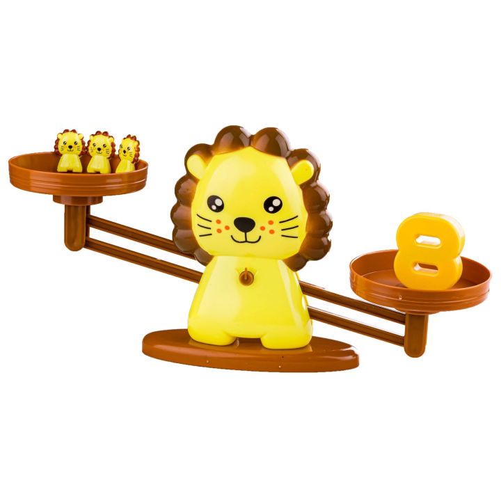 Gra Nauka Liczenia - Równoważnia Waga Szalkowa Lew - Lion Balance