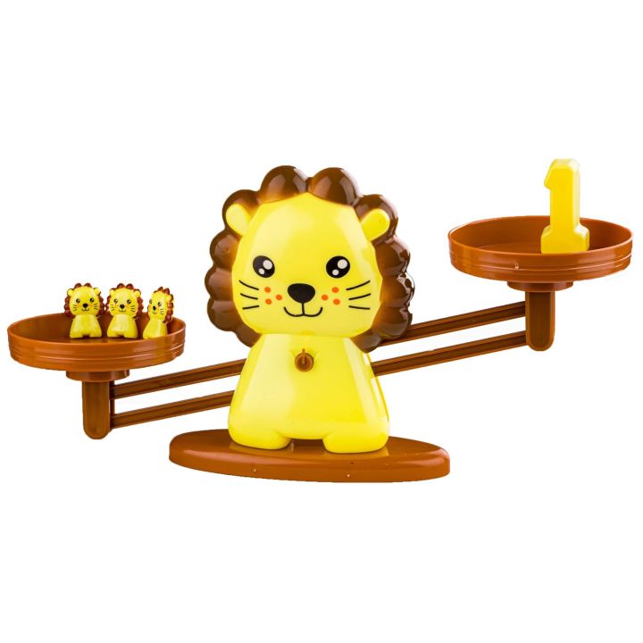 Gra Nauka Liczenia - Równoważnia Waga Szalkowa Lew - Lion Balance
