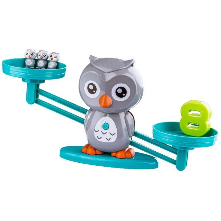 Gra Nauka Liczenia - Równoważnia Waga Szalkowa Sówka Sowa - Owl Balance