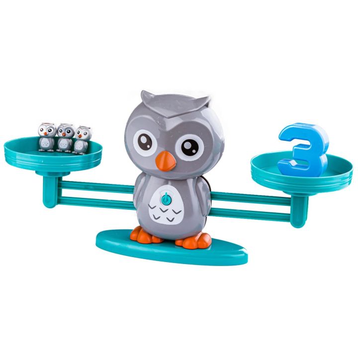 Gra Nauka Liczenia - Równoważnia Waga Szalkowa Sówka Sowa - Owl Balance