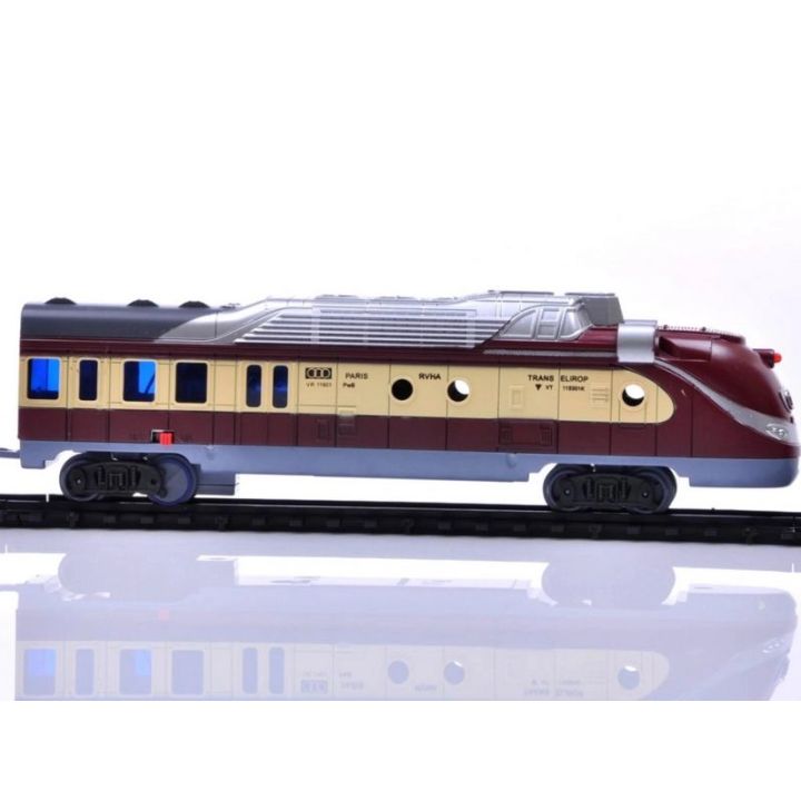 Realistyczna Kolejka Elektryczna FENFA 1601B – tory 325 cm, 6 wagonów, światło i dźwięk (skala 1:87)