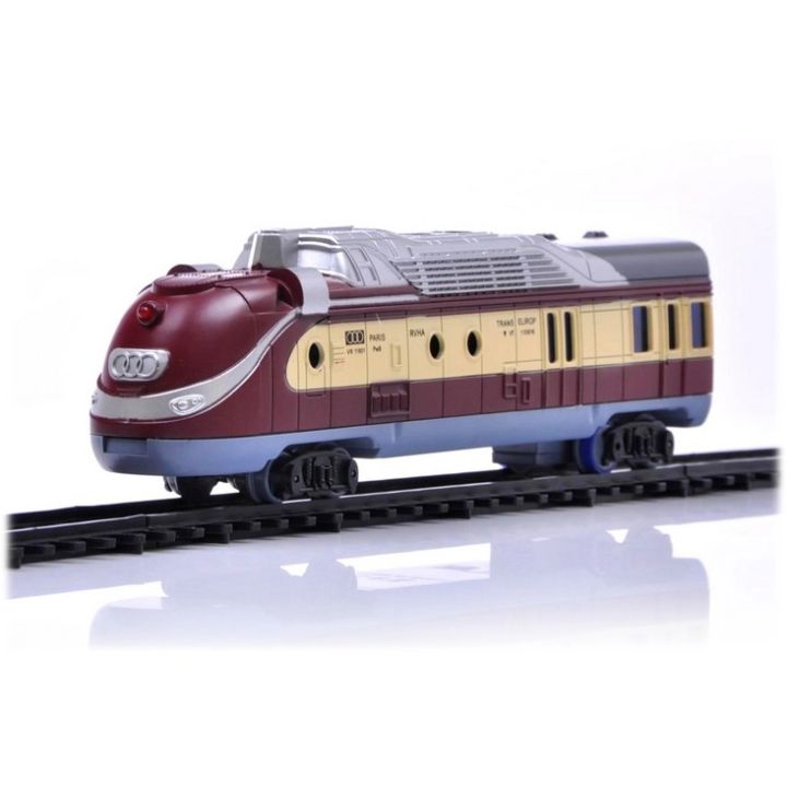 Realistyczna Kolejka Elektryczna FENFA 1601B – tory 325 cm, 6 wagonów, światło i dźwięk (skala 1:87)