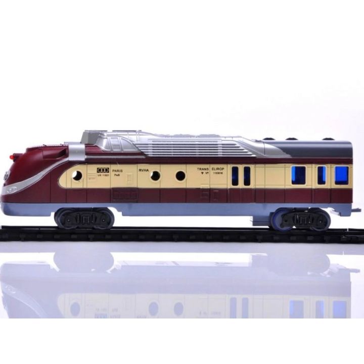 Realistyczna Kolejka Elektryczna FENFA 1601B – tory 325 cm, 6 wagonów, światło i dźwięk (skala 1:87)