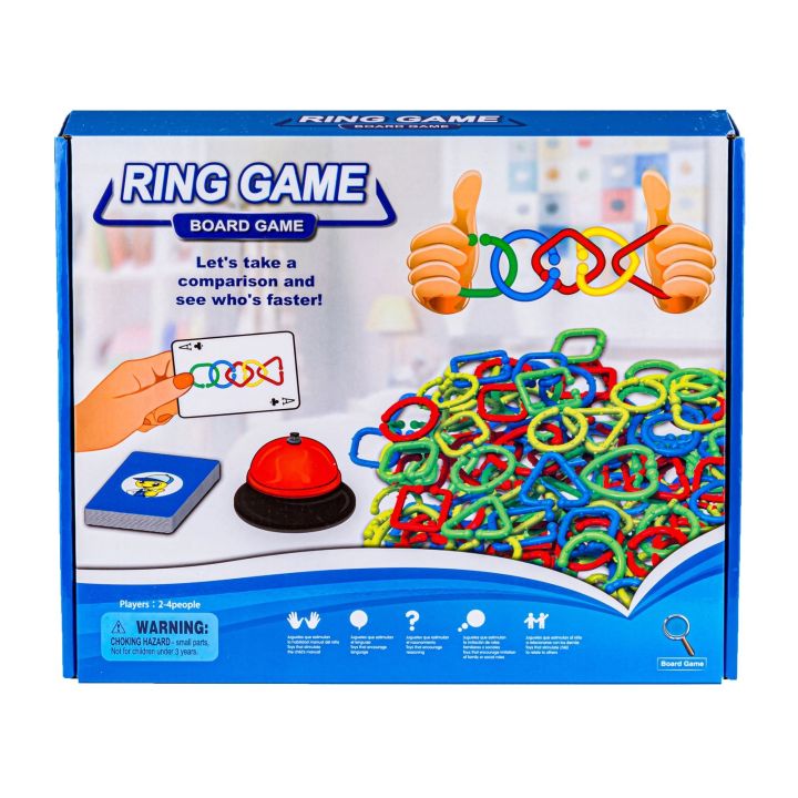 Logiczna Gra Połącz Obręcze Kształty, Puzzle Ring Game Karty