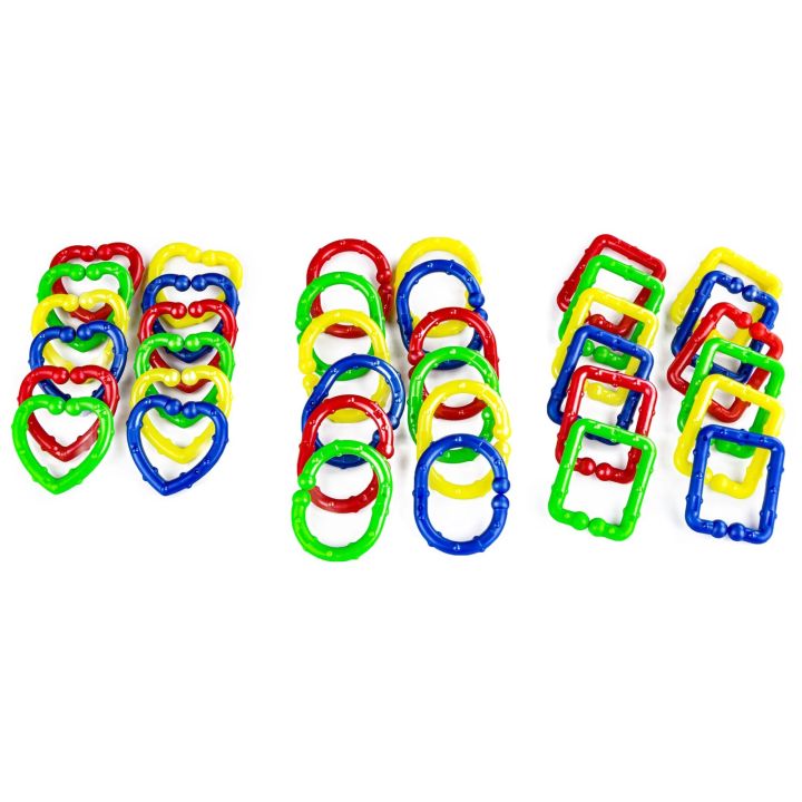 Logiczna Gra Połącz Obręcze Kształty, Puzzle Ring Game Karty