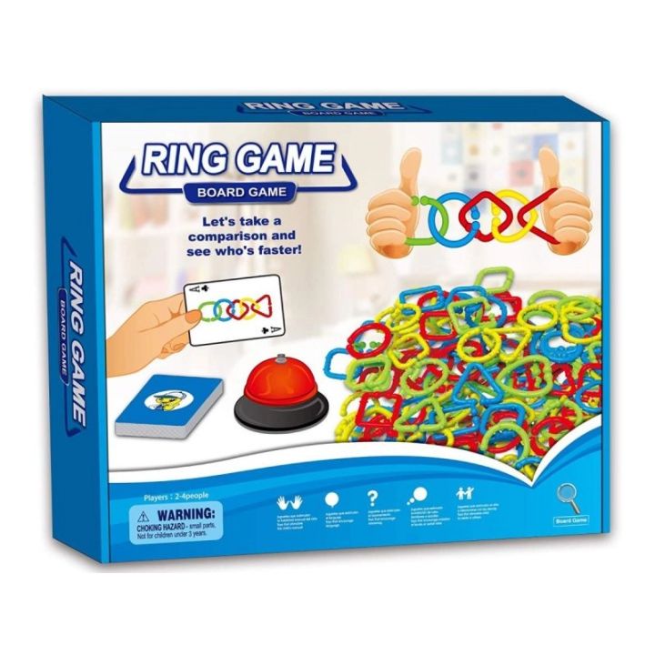 Logiczna Gra Połącz Obręcze Kształty, Puzzle Ring Game Karty