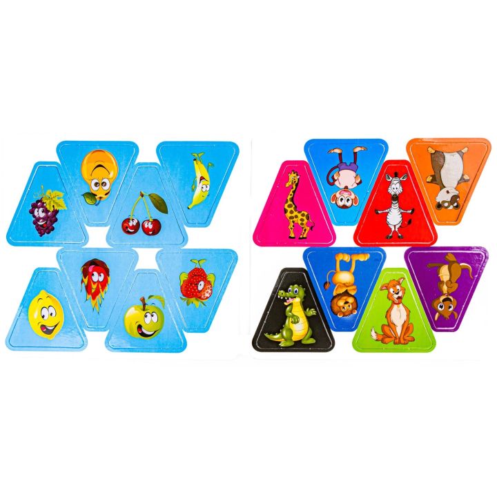 Obrotowa Gra Losowa, Układanka, Puzzle, Zwierzęta I Owoce