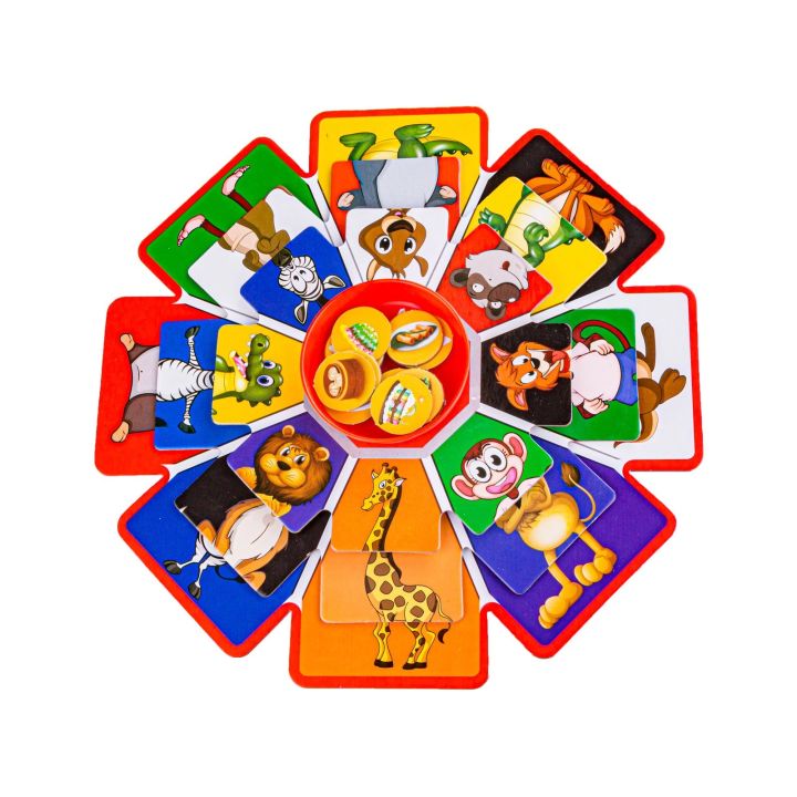 Obrotowa Gra Losowa, Układanka, Puzzle, Zwierzęta I Owoce