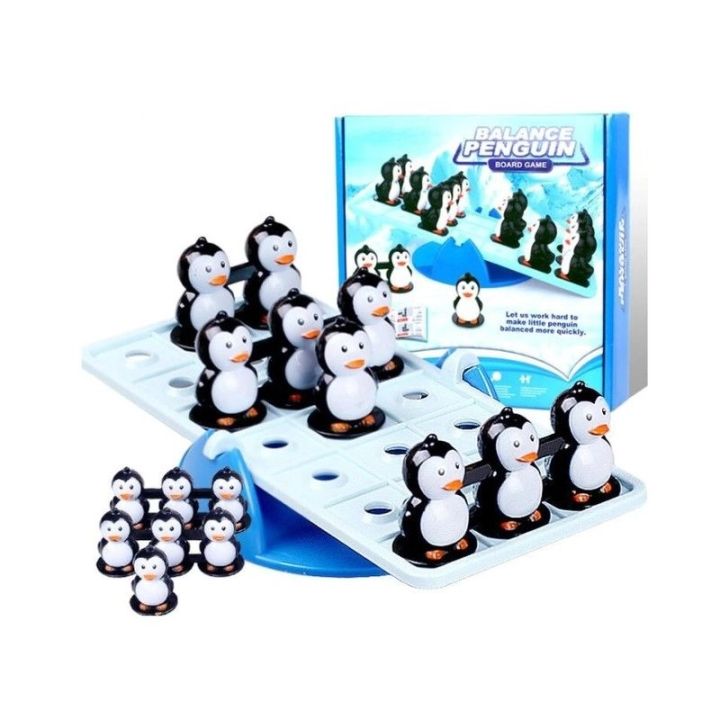 Edukacyjna Gra Matematyczna Logiczna  Balansujące Pingwinki, Równoważnia, Huśtawka