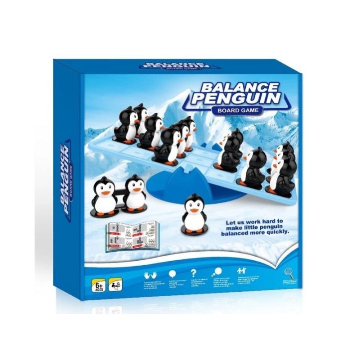 Edukacyjna Gra Matematyczna Logiczna  Balansujące Pingwinki, Równoważnia, Huśtawka