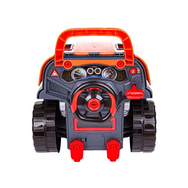 Zestaw Mechanika, Samochód Auto Silnik Do Rozkręcania, Warsztat 61 Elementów, Pomarańczowy JEEP