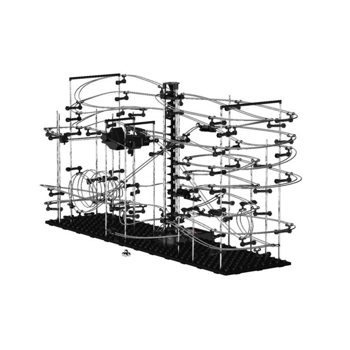 SpaceRail Level 5 – Rozbudowany Tor Kulkowy 3D 32 m | Konstrukcyjny Rollercoaster