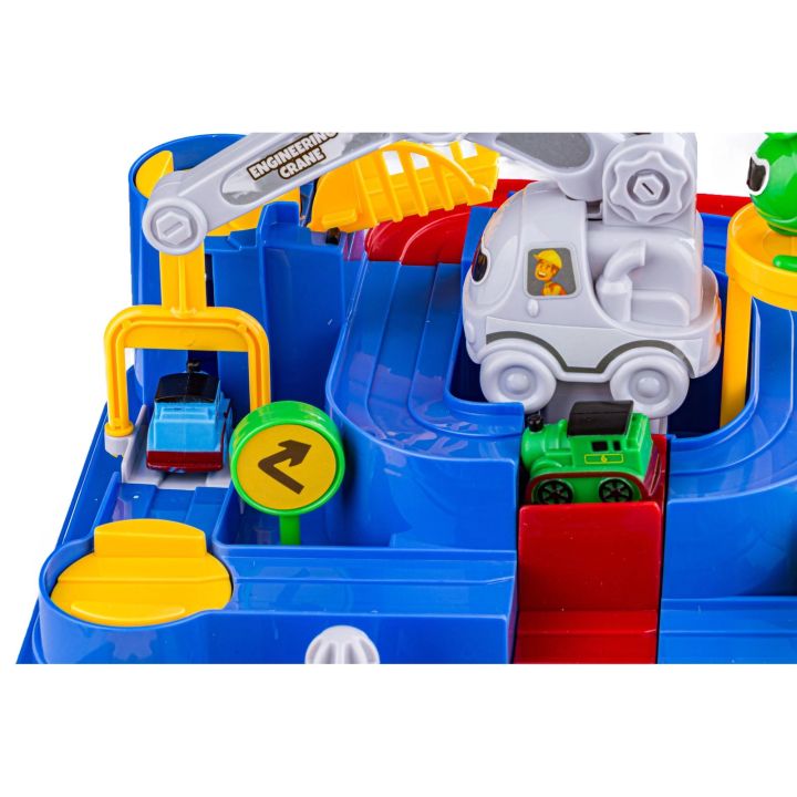 Interaktywny Tor Przeszkód + Pojazdy, Zjazd Samochodowy Parking