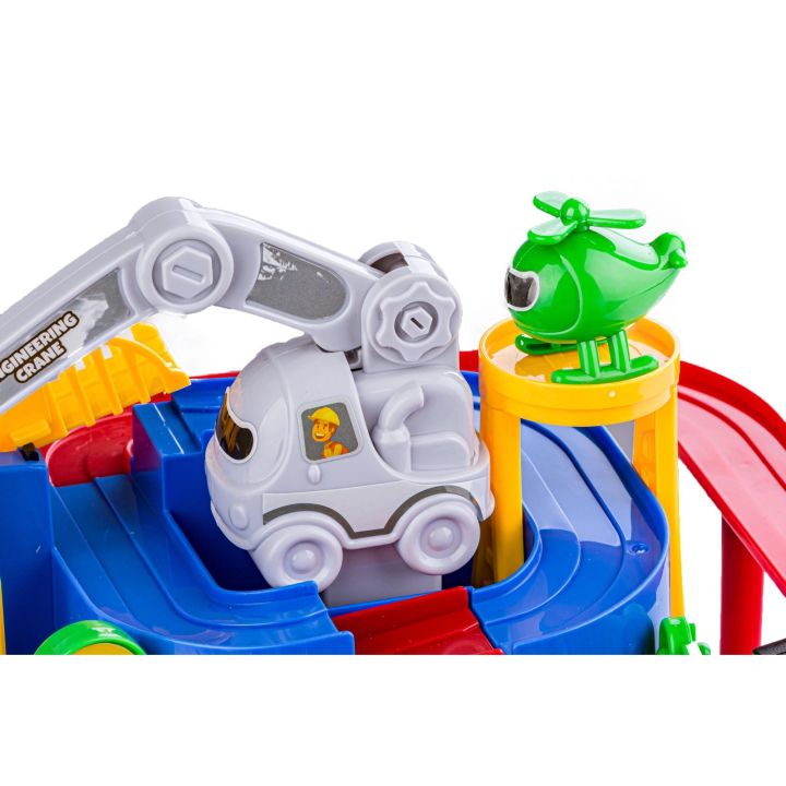 Interaktywny Tor Przeszkód + Pojazdy, Zjazd Samochodowy Parking