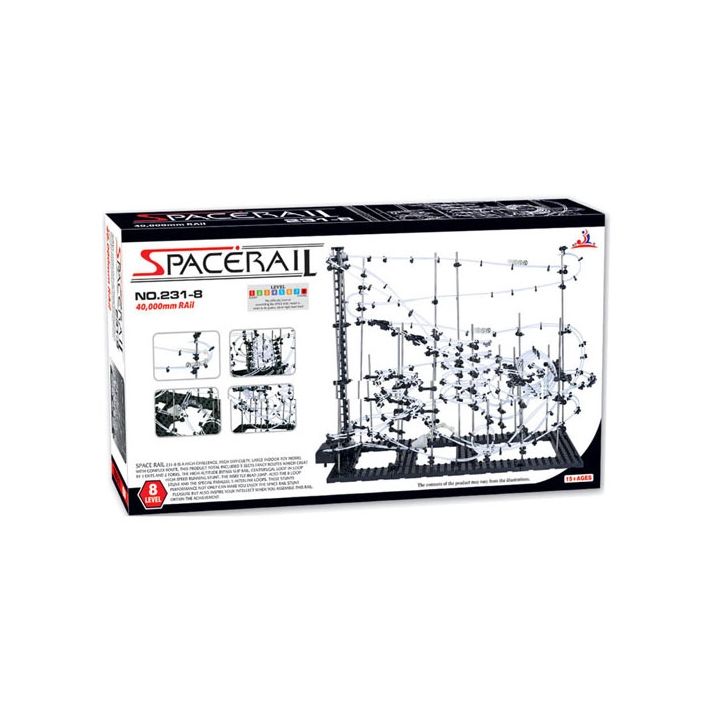 SpaceRail Level 8 – Złożony Tor Kulkowy 3D 40 m | Kreatywny Rollercoaster