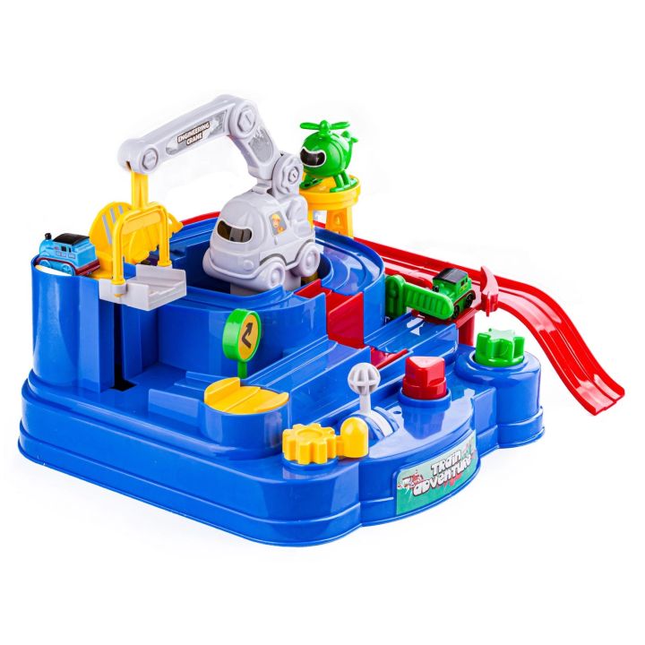 Interaktywny Tor Przeszkód + Pojazdy, Zjazd Samochodowy Parking