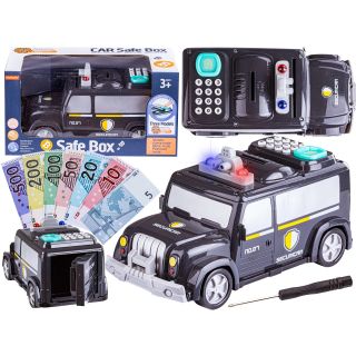 Samochód Policja Skarbonka Na Szyfr, Sejf Na Banknoty