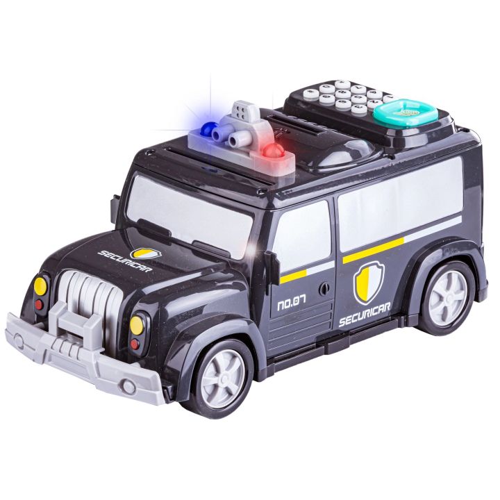 Samochód Policja Skarbonka Na Szyfr, Sejf Na Banknoty