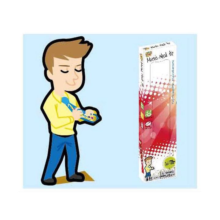 Grający Krawat Edukacyjny dla Dziecka – Mata Muzyczna Saksofon lub Zwierzęta