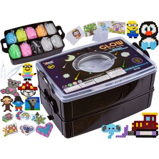 Prasowanka, Koraliki Do Prasowania, Zestaw 10000 Elementów ŚWIECĄCE W CIEMNOŚCI Szablony