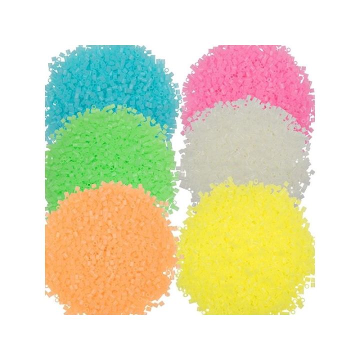 Prasowanka, Koraliki Do Prasowania, Zestaw 10000 Elementów ŚWIECĄCE W CIEMNOŚCI Szablony