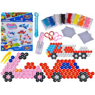 Koraliki Wodne POJAZDY 800 Sztuk 8 Kolorów