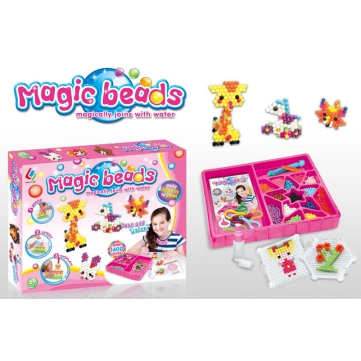 Koraliki Wodne Zestaw 1400 Sztuk  + Akcesoria