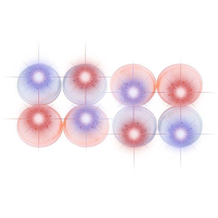 Świecące Klocki Magnetyczne, Tor Kulkowy Dla Kulek 292 Elementy Kulodrom