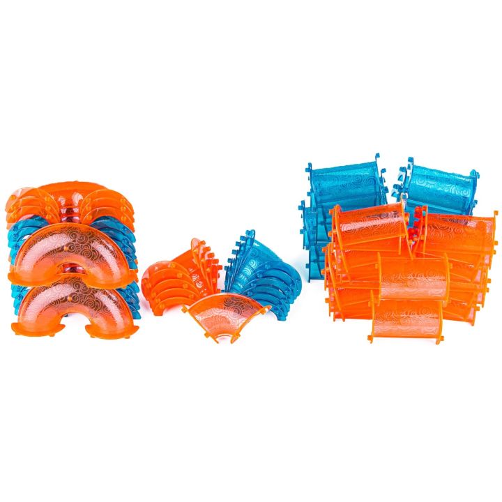 Świecące Klocki Magnetyczne, Tor Kulkowy Dla Kulek 292 Elementy Kulodrom