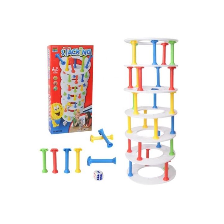 Gra Zręcznościowa Stacking - Kolorowa Wieża, Zbuduj Wieżę