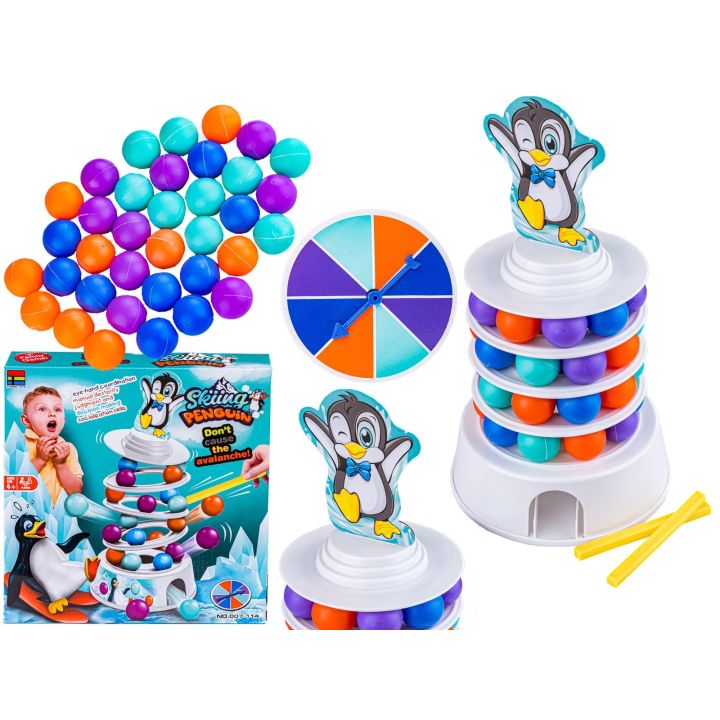 Gra Zręcznościowa Pingwin Na Nartach, Pingwinek Na Ruchomej Wieży