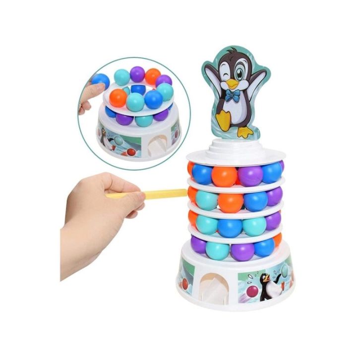 Gra Zręcznościowa Pingwin Na Nartach, Pingwinek Na Ruchomej Wieży