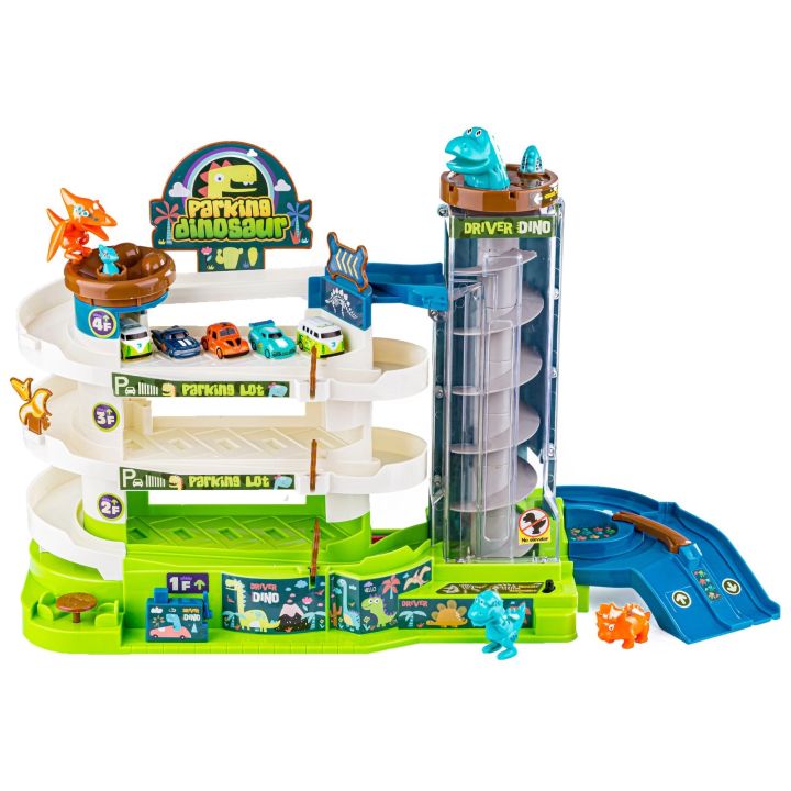 Tor Samochodowy, Parking, Garaż z Windą Park Dinozaurów