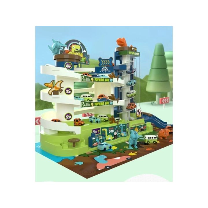 Tor Samochodowy, Parking, Garaż z Windą Park Dinozaurów