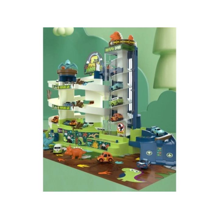 Tor Samochodowy, Parking, Garaż z Windą Park Dinozaurów