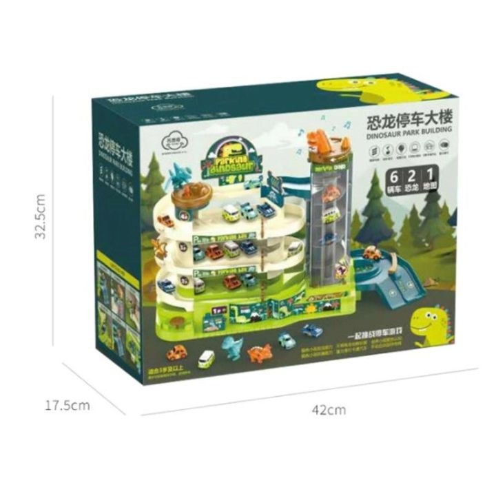 Tor Samochodowy, Parking, Garaż z Windą Park Dinozaurów