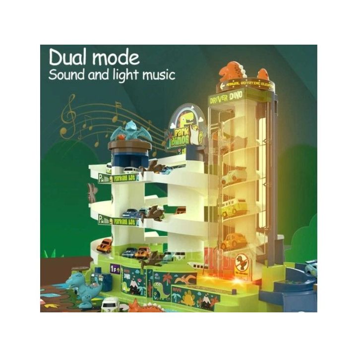 Tor Samochodowy, Parking, Garaż z Windą Park Dinozaurów