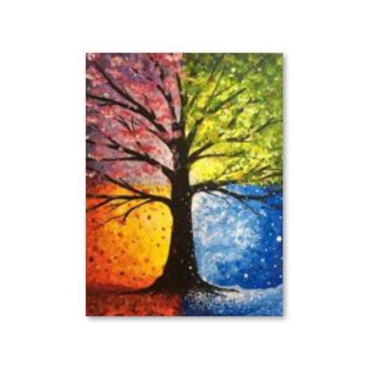 Haft Diamentowy, Obraz, Mozaika Diamentowa Diamond Painting, DRZEWO 30x40cm