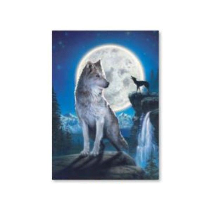 Haft Diamentowy, Obraz, Mozaika Diamentowa Diamond Painting, WILK 30x40cm