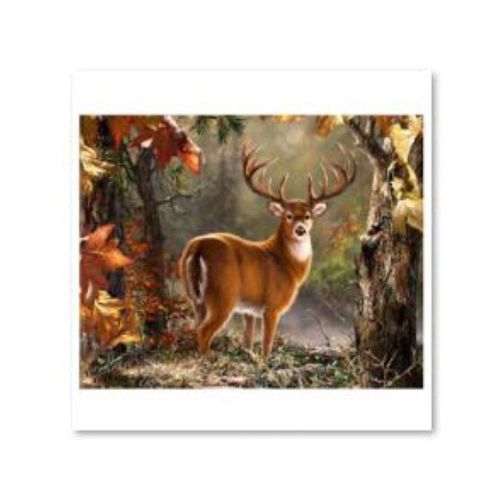 Haft Diamentowy, Obraz, Mozaika Diamentowa Diamond Painting, DOSTOJNY JELEŃ 40x30cm