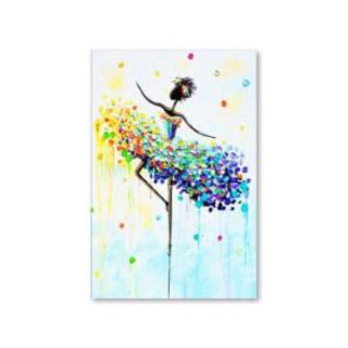 Haft Diamentowy, Obraz, Mozaika Diamentowa Diamond Painting, BALETNICA - KOLOR 30x40cm