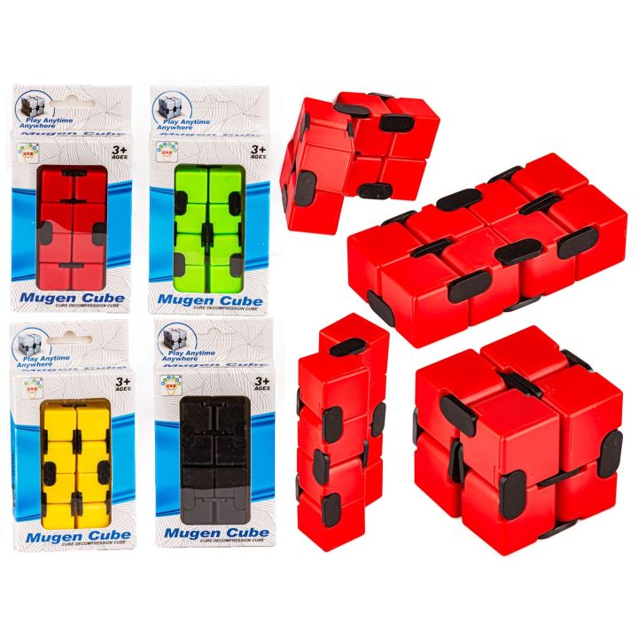 Magiczna Kostka, Antystresowa Układanka, Kolorowe Klocki