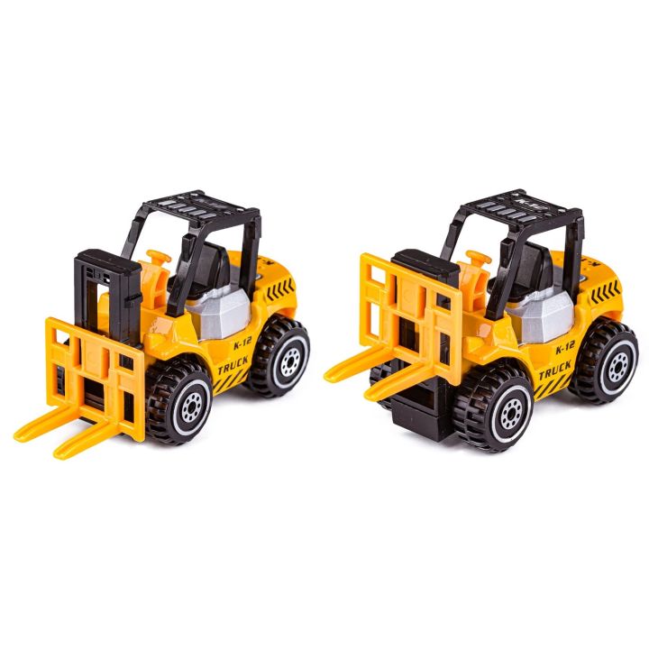 Metalowe Pojazdy Budowlane, Auta, Resoraki 5 Sztuk Zestaw